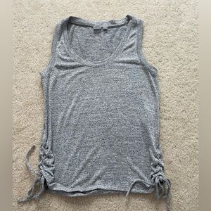 Gap Heather Grey side tie tank.
